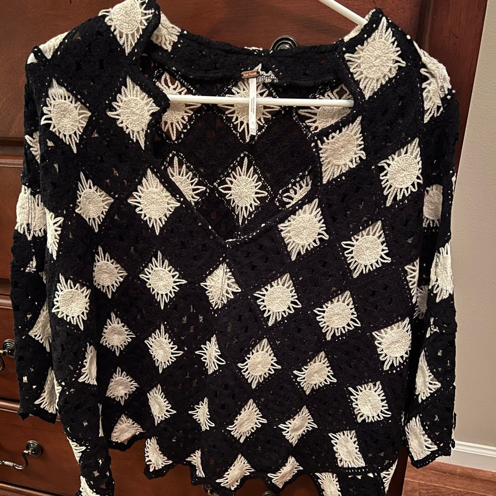 Free People Beach House Crochet Top